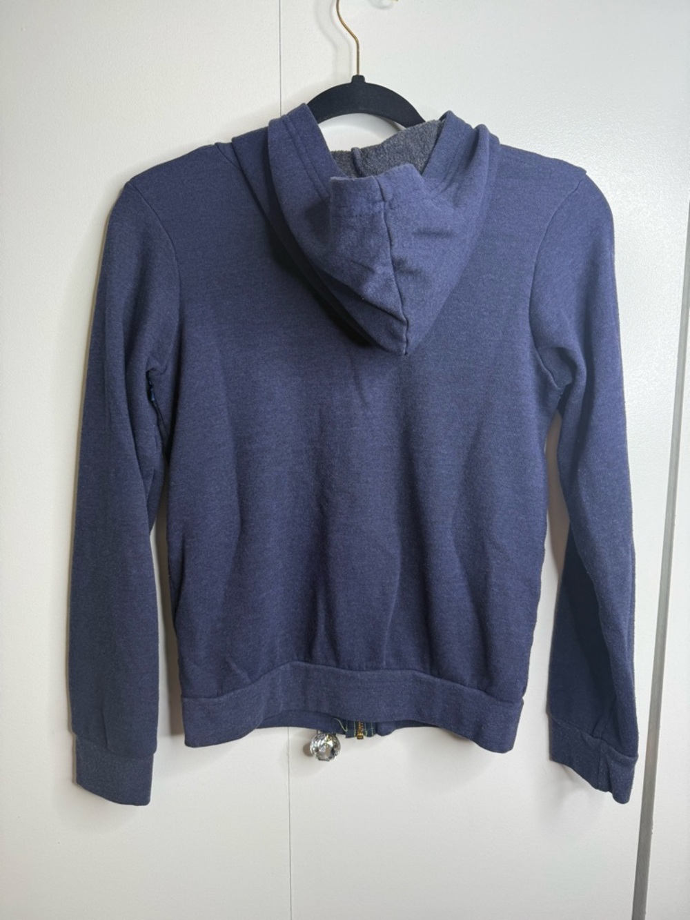 Aviator Nation KID'S 5 STRIPE HOODIE - NAVY // BLUE STRIPES Youth Size 14 - Picture 5 of 8
